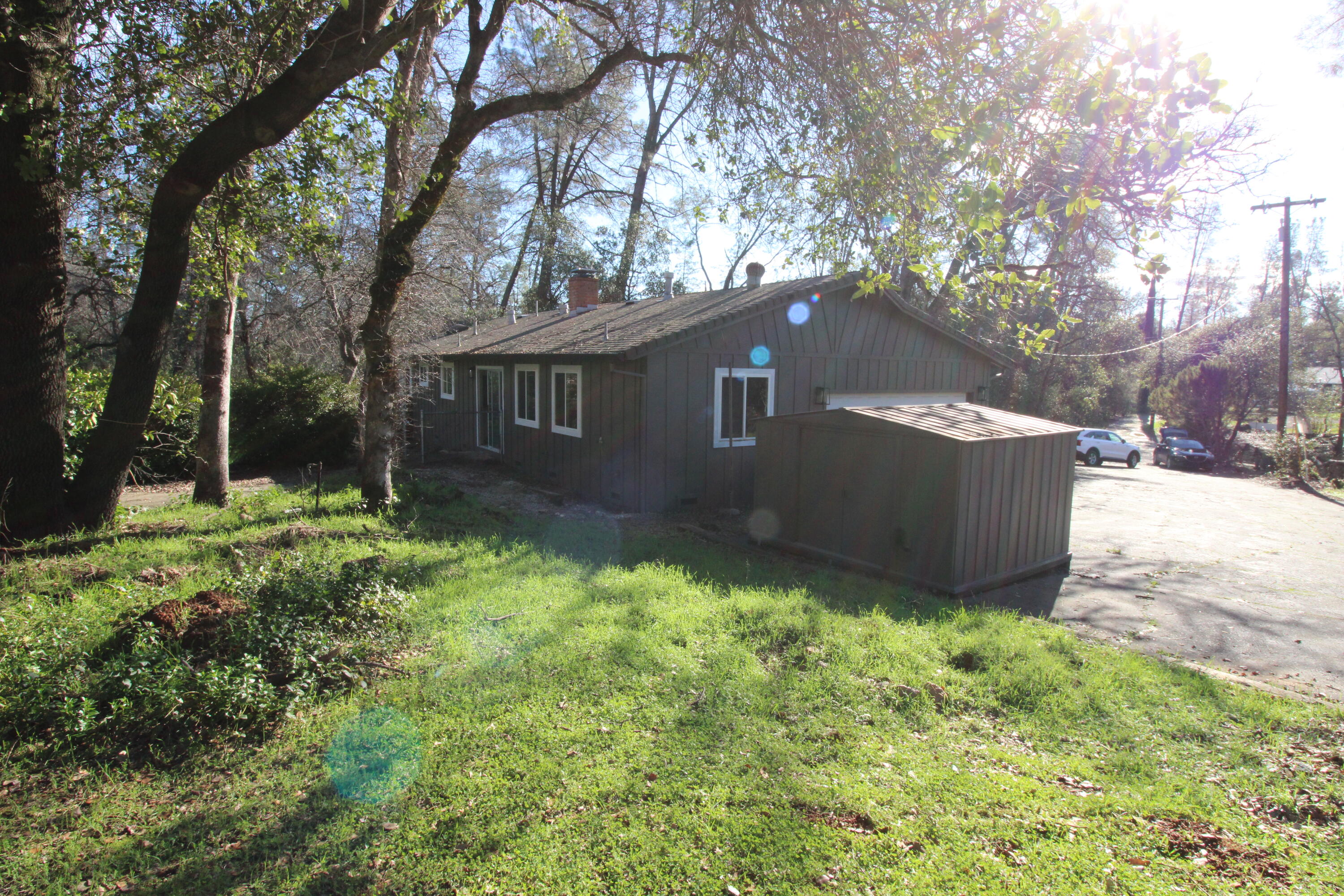 3170 Quartz Hill Road Redding, CA 96003 - Photo 13 of 68 north side of the house/shed