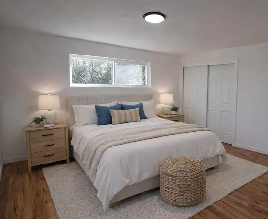 a view of a house with backyard and garden