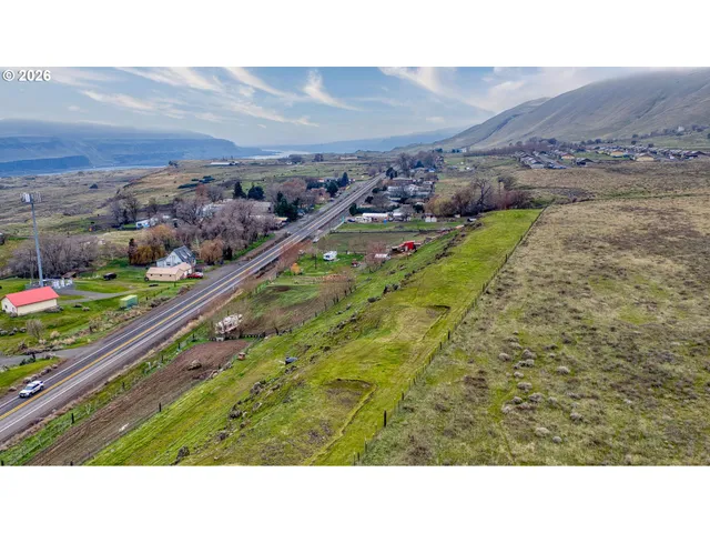 a view of city and mountain