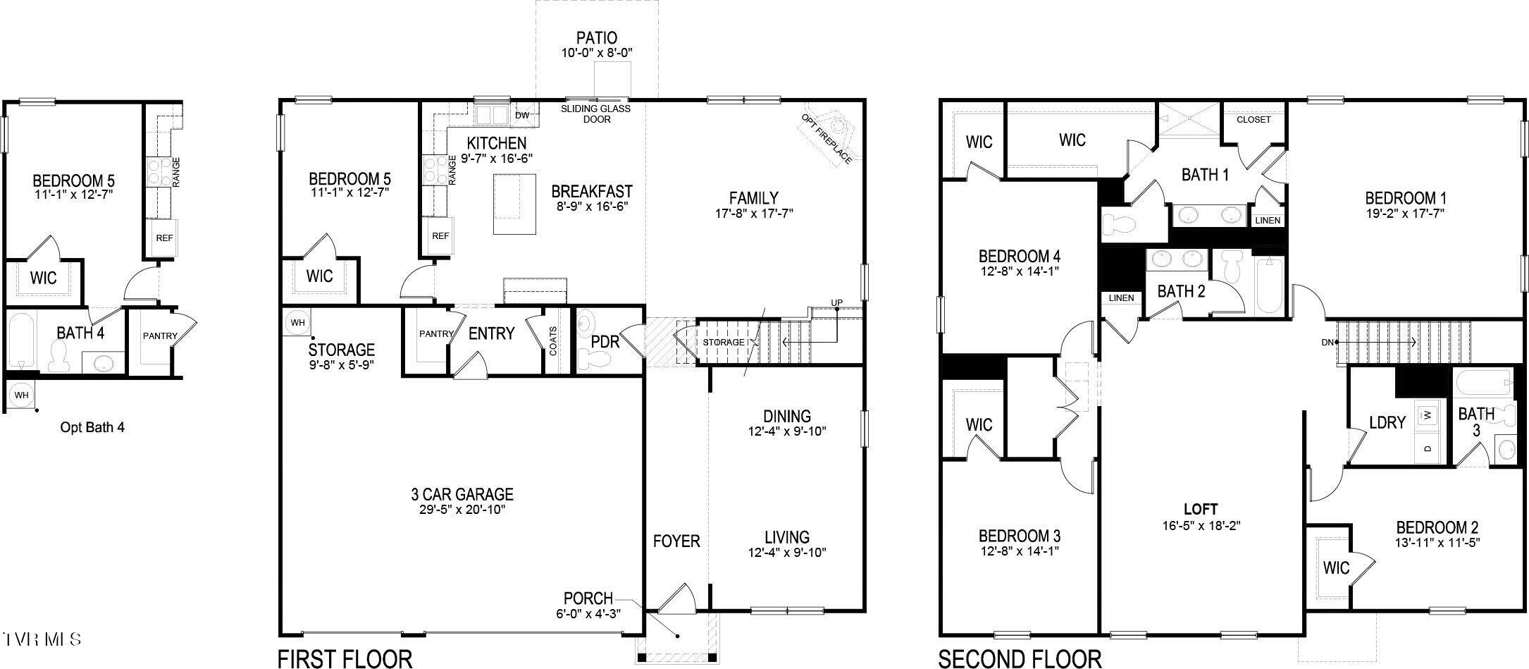 527 Fieldcrest Road Blountville, TN 37617 - Photo 47 of 47 Mansfield Floor Plan Horton E