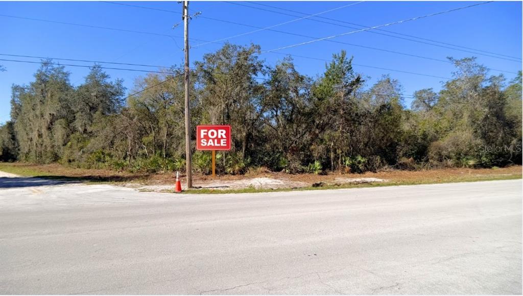 Tbd Tbd Corner Northeast Citra, FL 32113 - Photo 3 of 10 a sign board on the side of a road