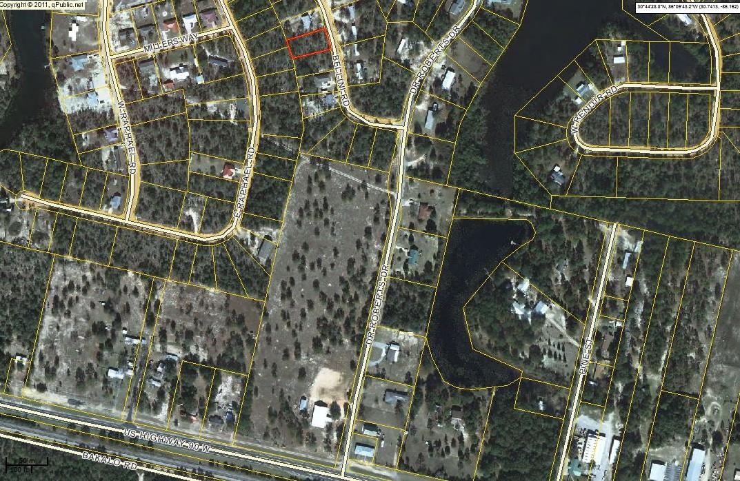 Lot 121 Bellini Road DeFuniak Springs, FL 32433 - Photo 2 of 3 Aerial - Hwy 90 to Dr Roberts