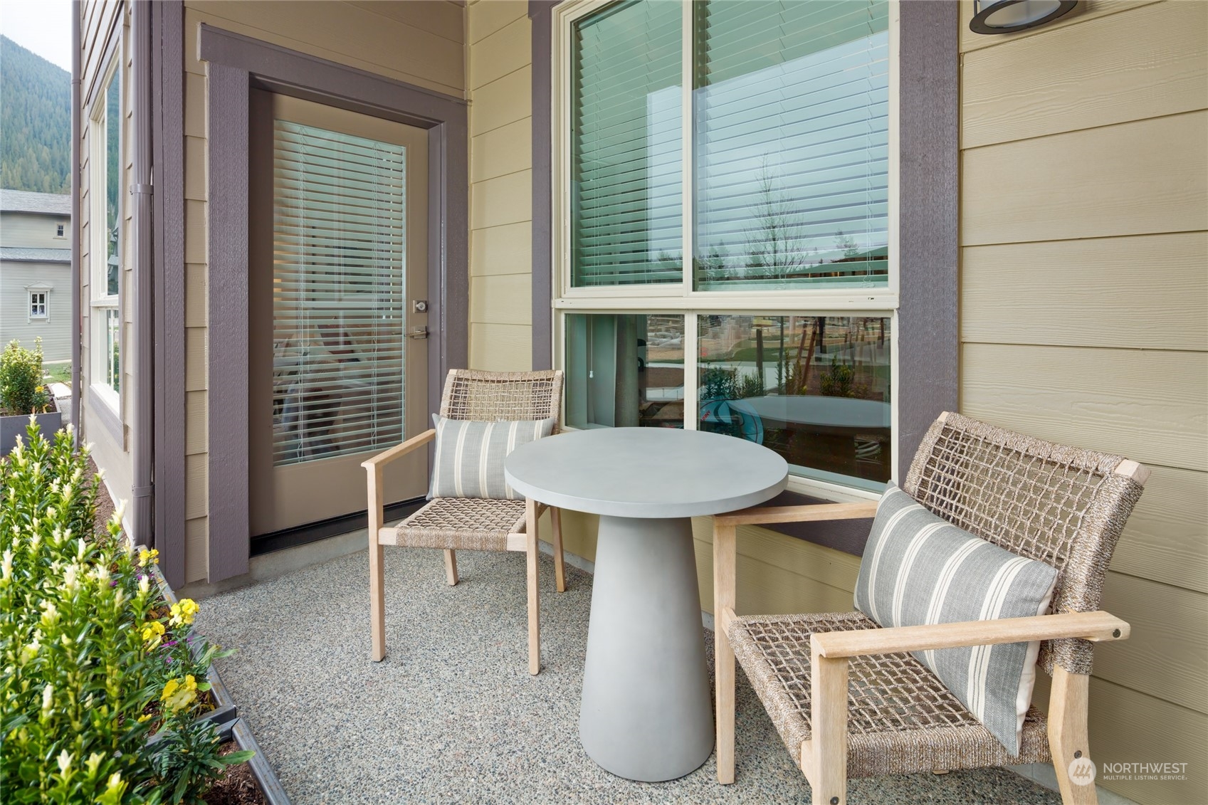 1237 Meander Way Southeast, Unit 101 North Bend, WA 98045 - Photo 11 of 13 a view of a outdoor seating area