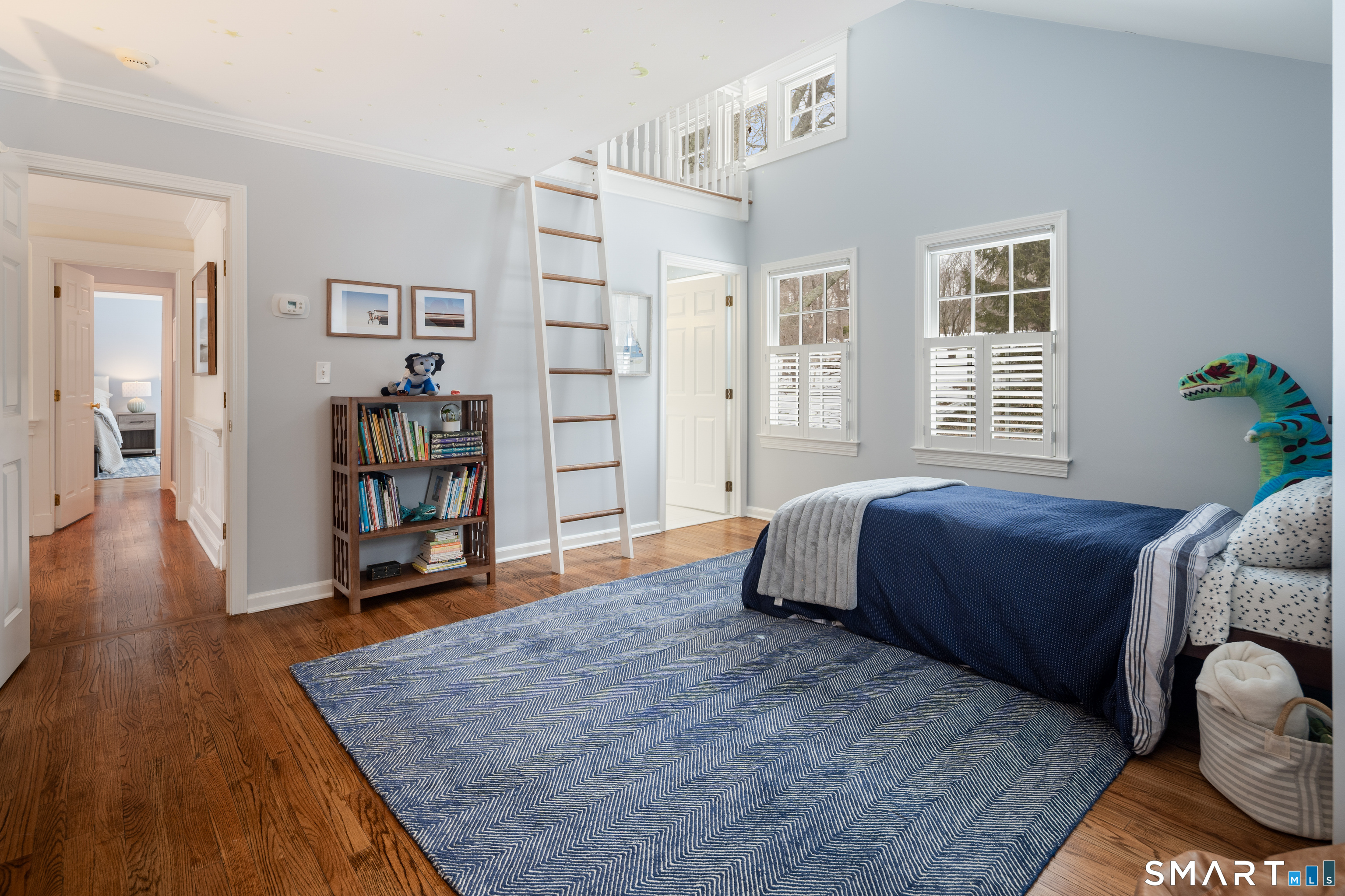 113 Brushy Ridge Road New Canaan, CT 06840 - Photo 15 of 40 Bedroom with full bath and loft