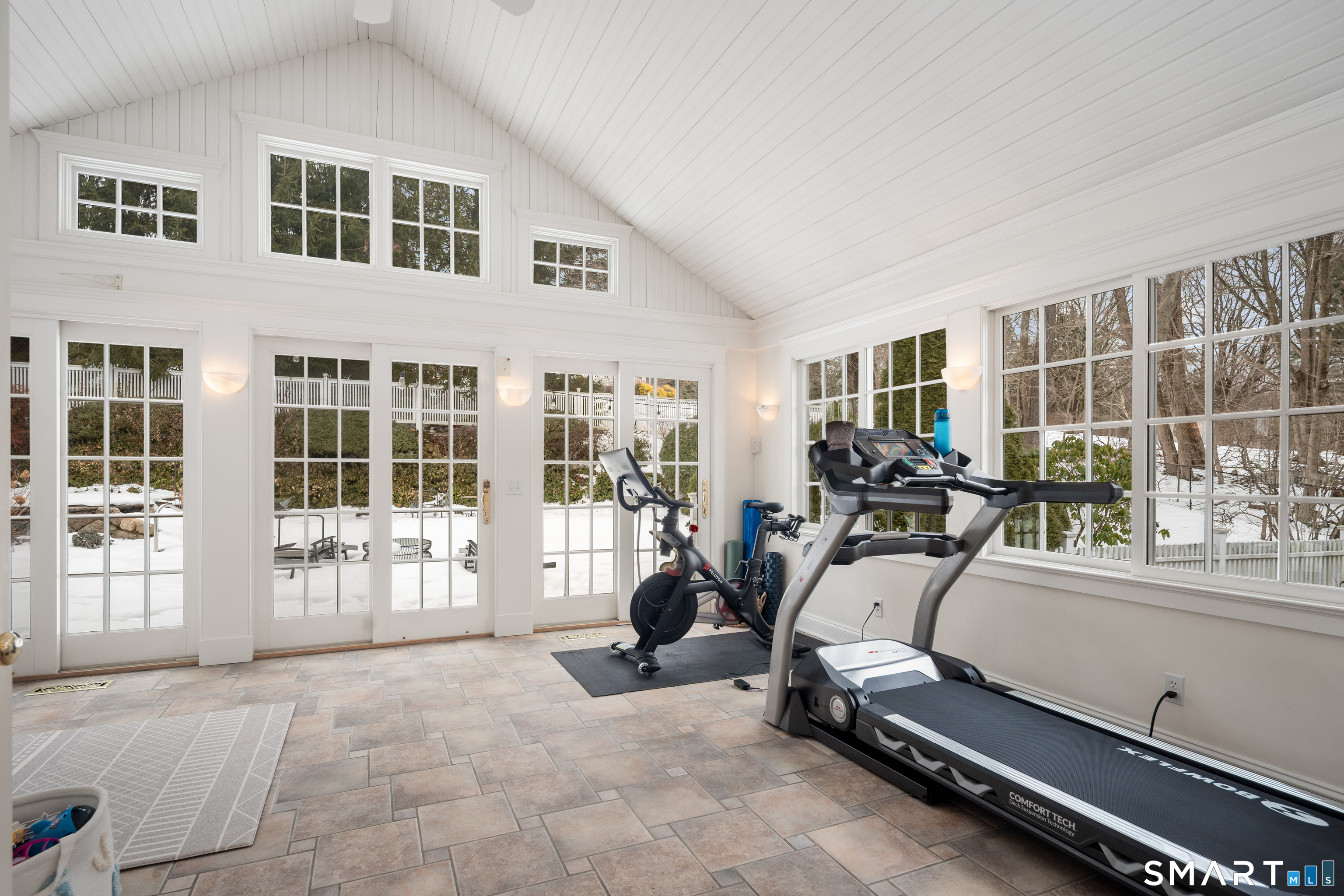 113 Brushy Ridge Road New Canaan, CT 06840 - Photo 39 of 40 Sunroom off of Family Room