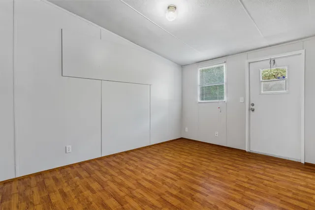 wooden floor in an empty room