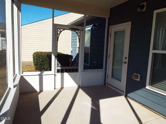 a view of balcony and living room