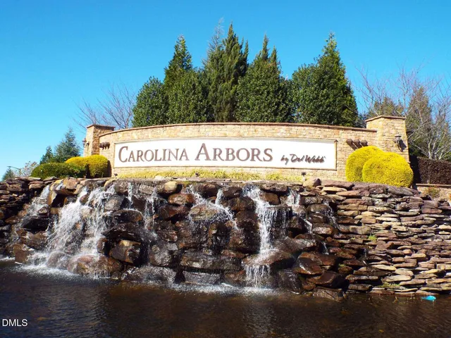 a front view of a building with street view