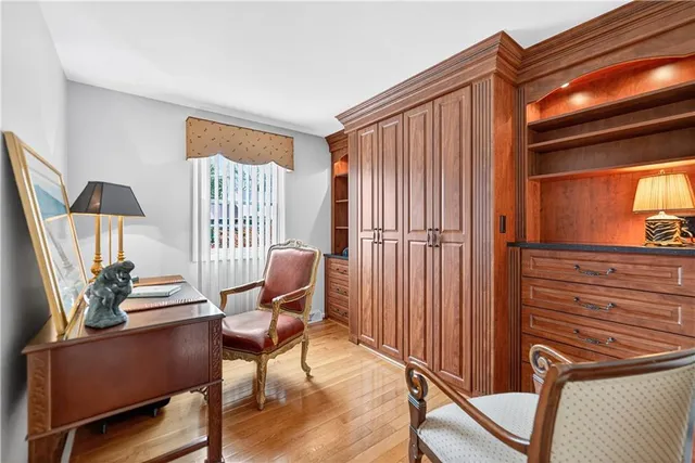 a view of a livingroom with furniture and a couch