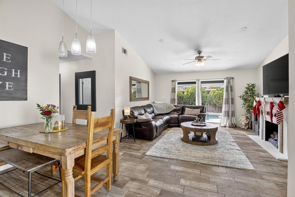 691 Willow Grove Terrace Davie, FL 33325 - Photo 7 of 30 Living Room with Dining Area View