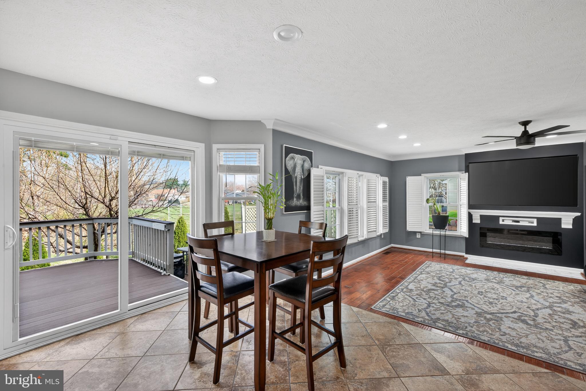 611 Hunting Ridge Drive Frederick, MD 21703 - Photo 16 of 50 a view of a dining room with furniture window and outside view