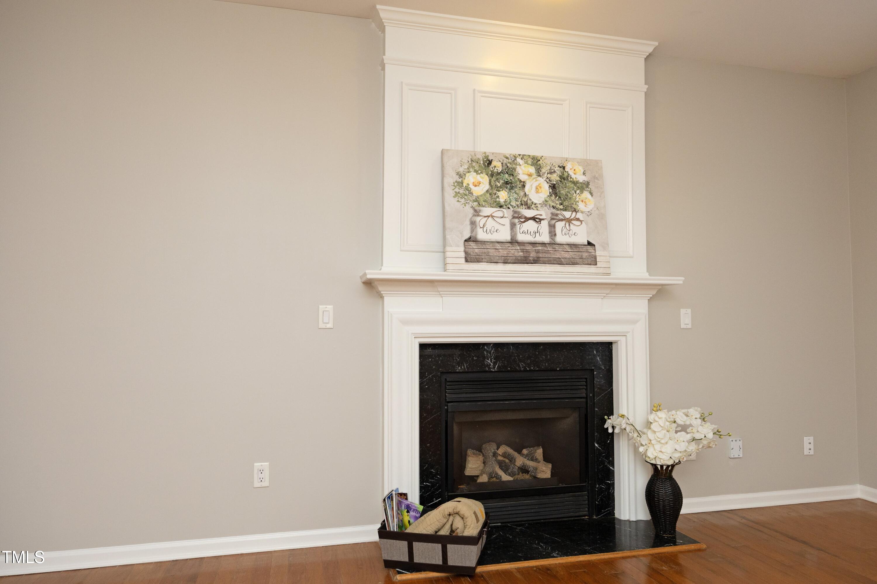 1525 Nealstone Way Raleigh, NC 27614 - Photo 10 of 47 a living room with furniture and a fireplace