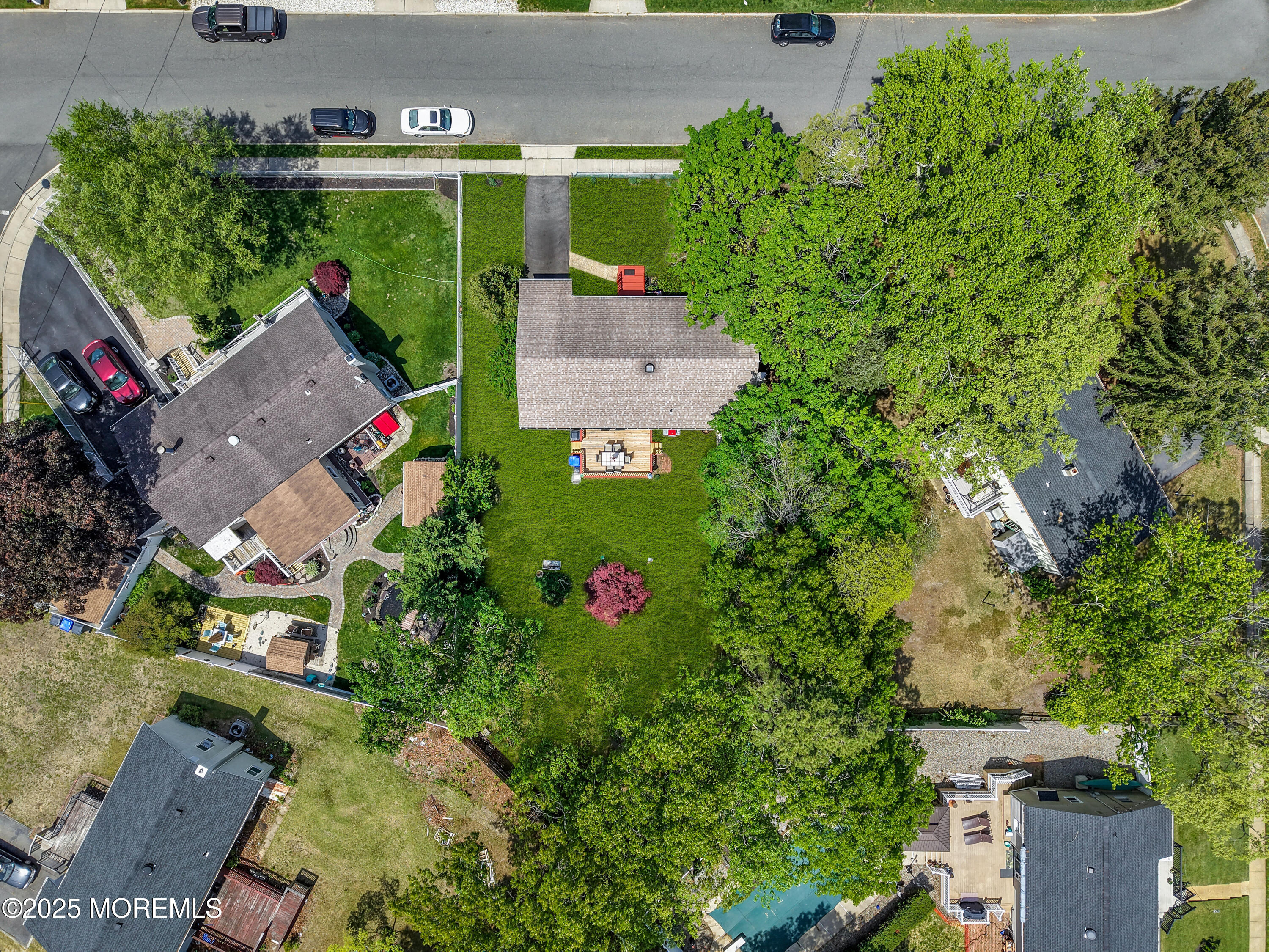 104 Frede Drive Brick, NJ 08724 - Photo 46 of 62 an aerial view of a house with a yard