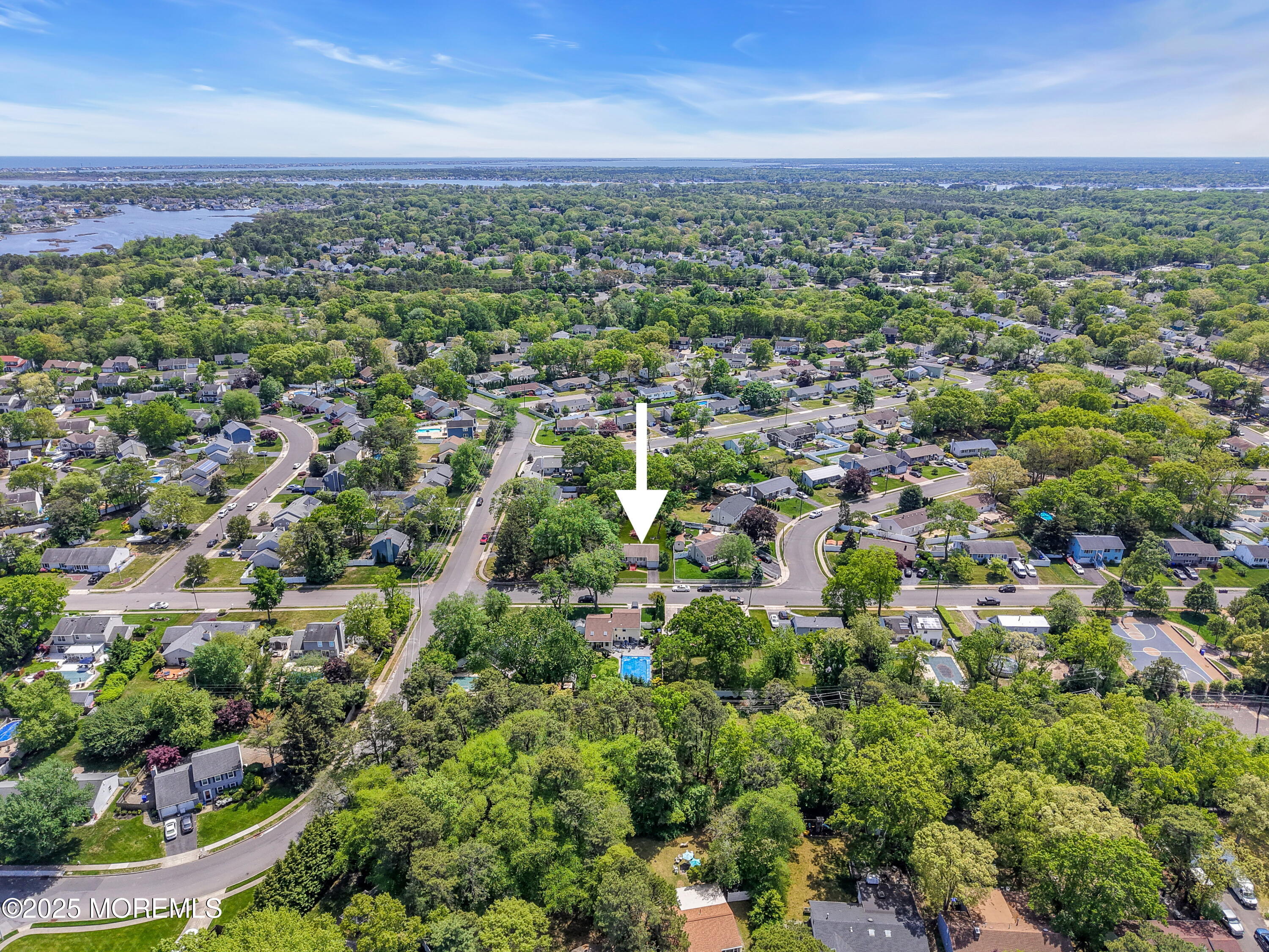 104 Frede Drive Brick, NJ 08724 - Photo 60 of 62 an aerial view of a city with lots of residential buildings