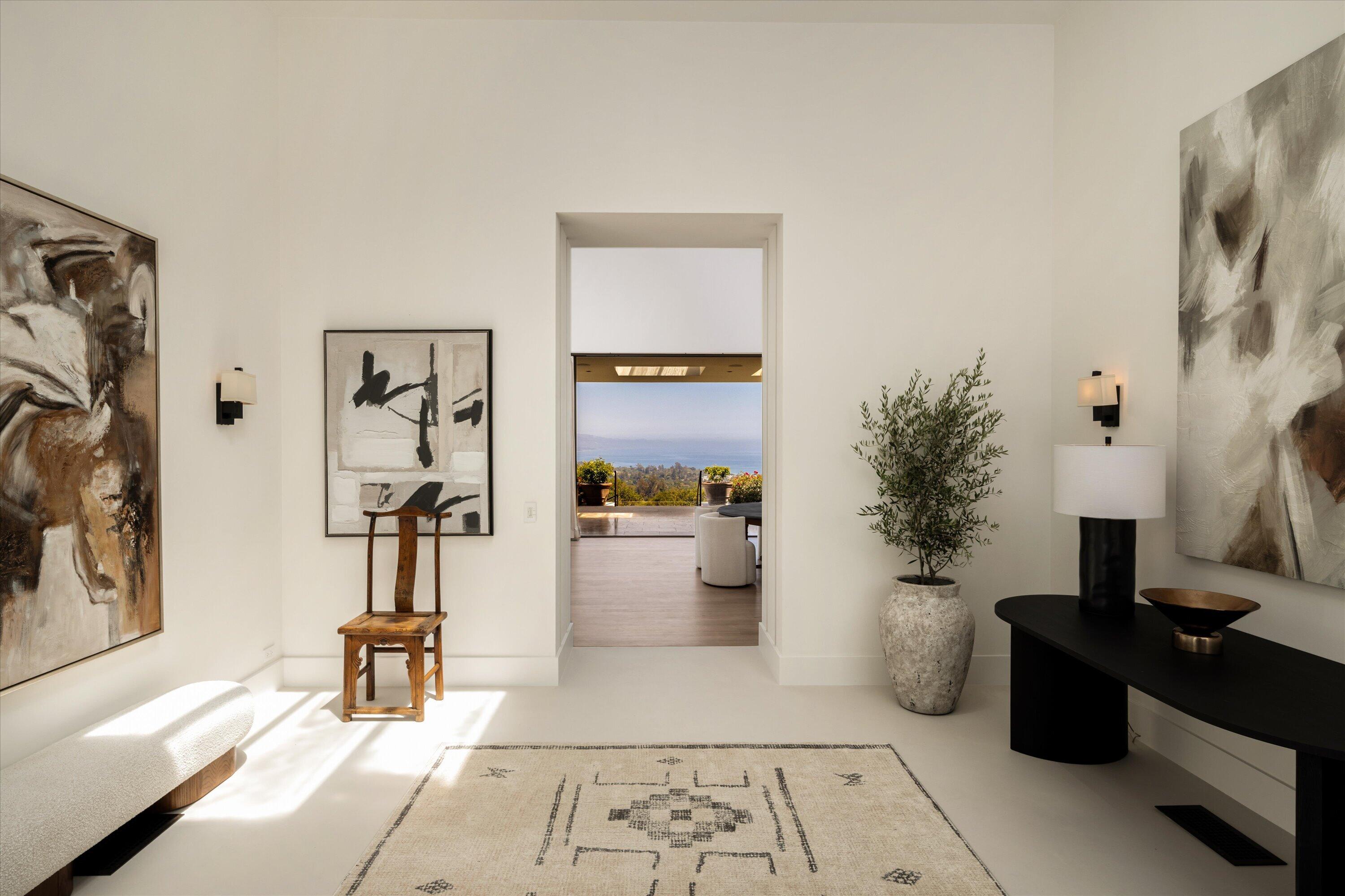 356 Woodley Road Montecito, CA 93108 - Photo 8 of 68 09-ENTRY hall 356 Woodley Rd - 9