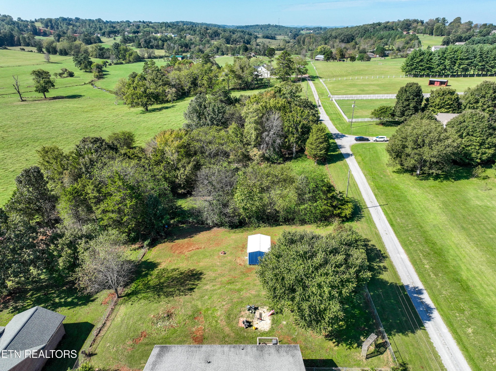 445 Foss Road Maryville, TN 37801 - Photo 35 of 40 an aerial view of a houses with a yard