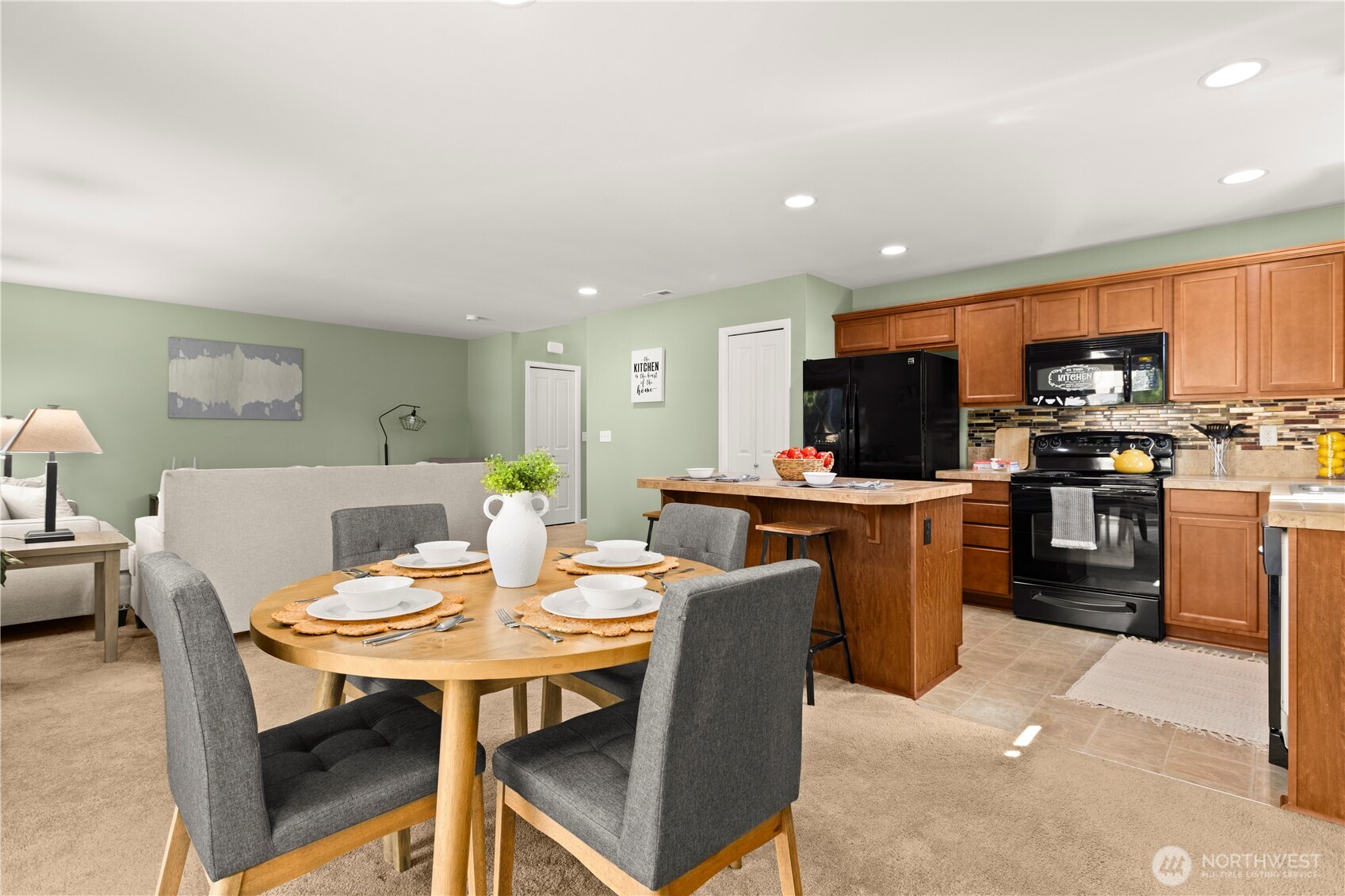 24002 Southeast 262nd Street Maple Valley, WA 98038 - Photo 13 of 30 a view of a dining room with furniture