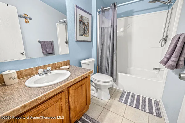 a view of a yard with an ocean