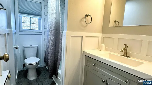 a bathroom with a sink and a toilet