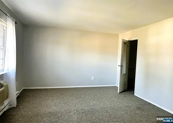 an empty room with an entryway