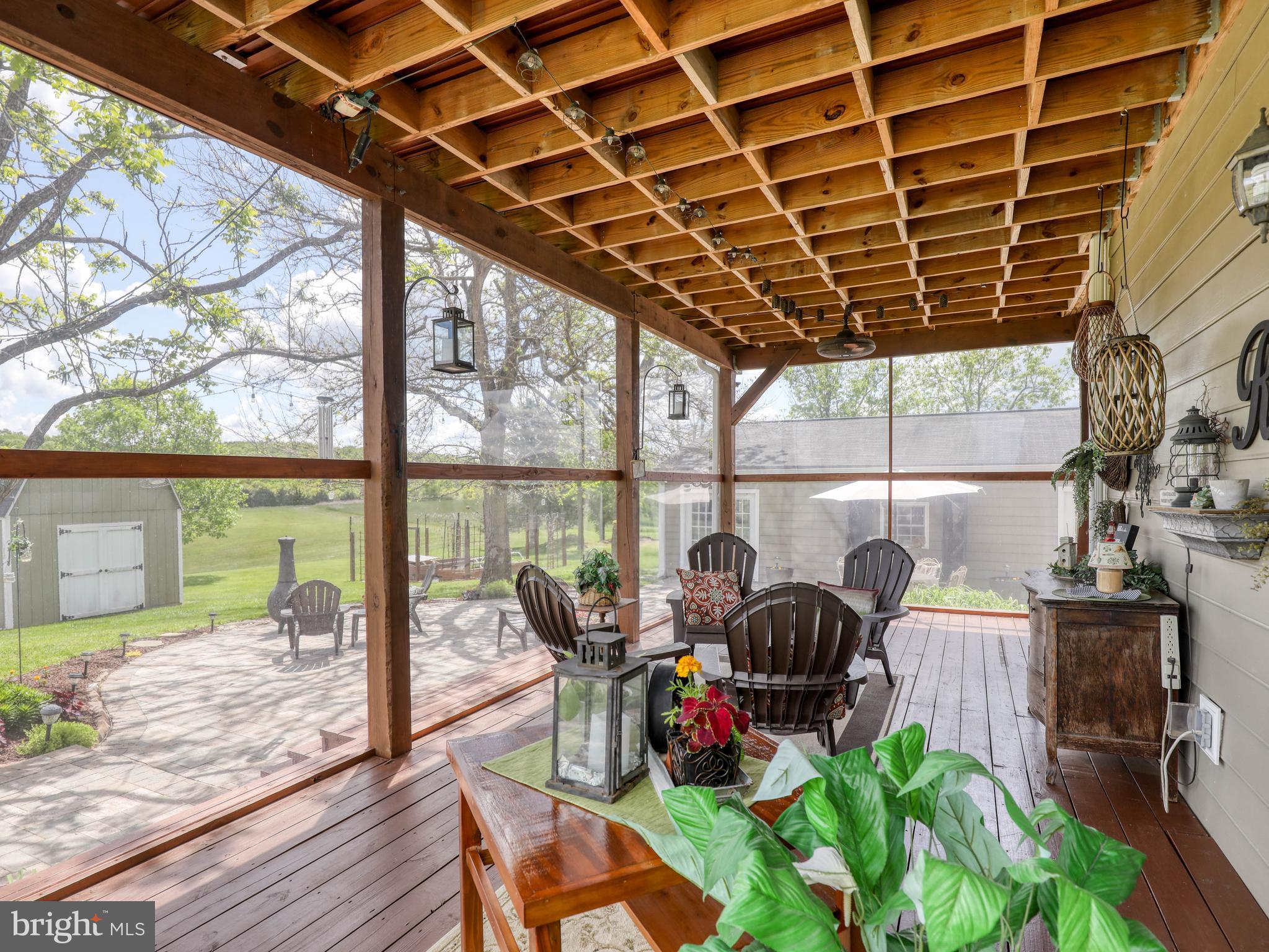 902 Forest Grove Road Middletown, VA 22645 - Photo 75 of 84 Enclosed rear porch area