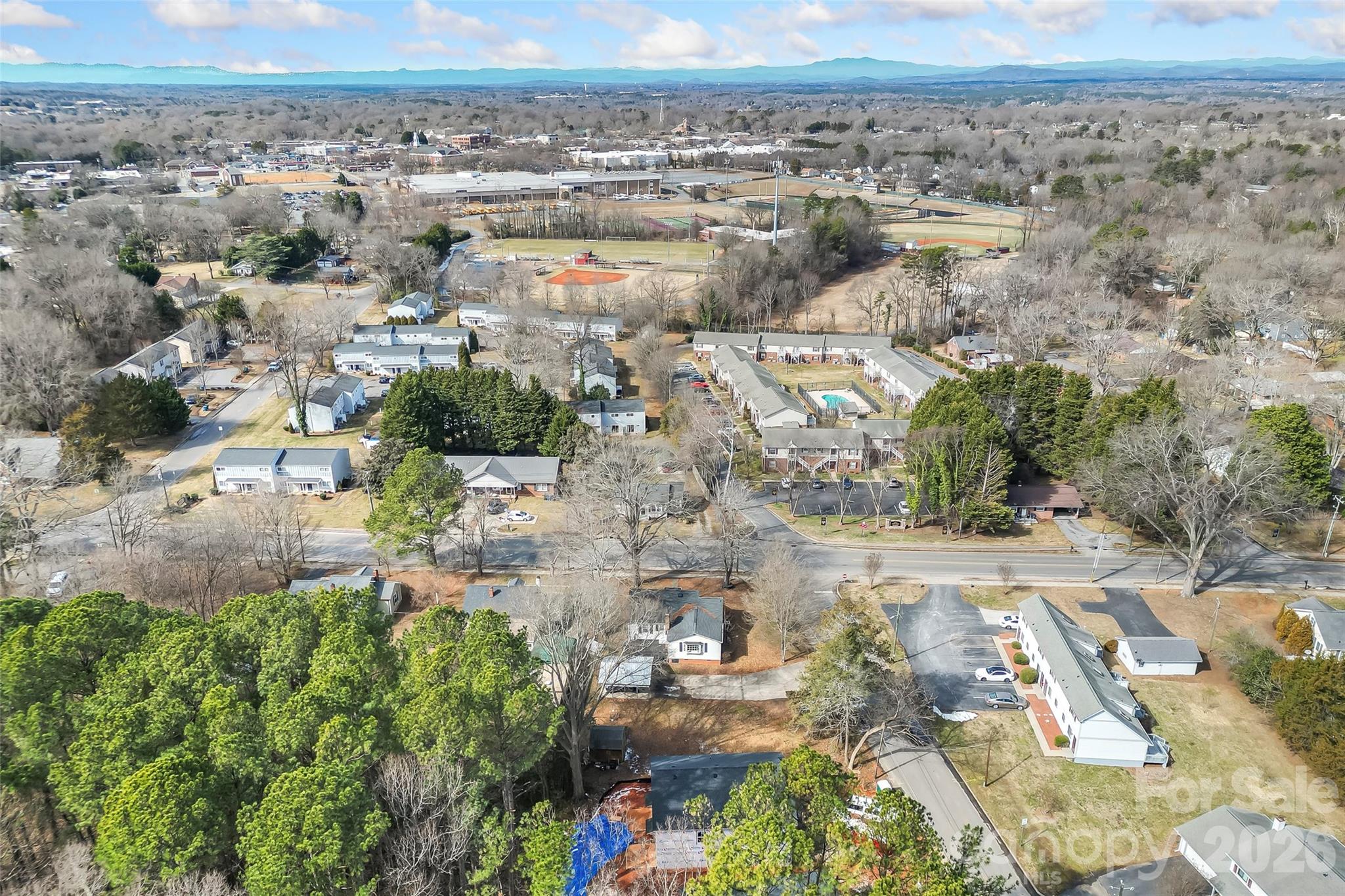 1072 5th Street Northeast Hickory, NC 28601 - Photo 28 of 33 an aerial view of multiple house