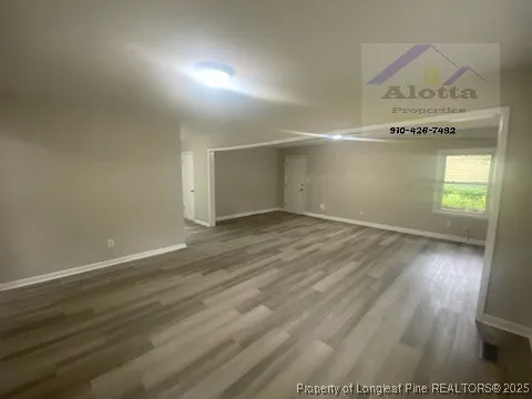 wooden floor in an empty room
