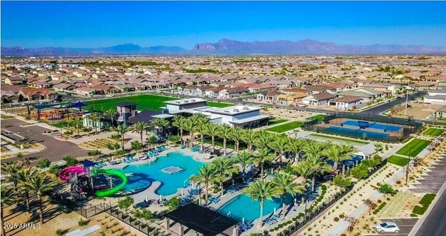 a view of a house with sitting area