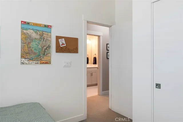 a view of a room with closet