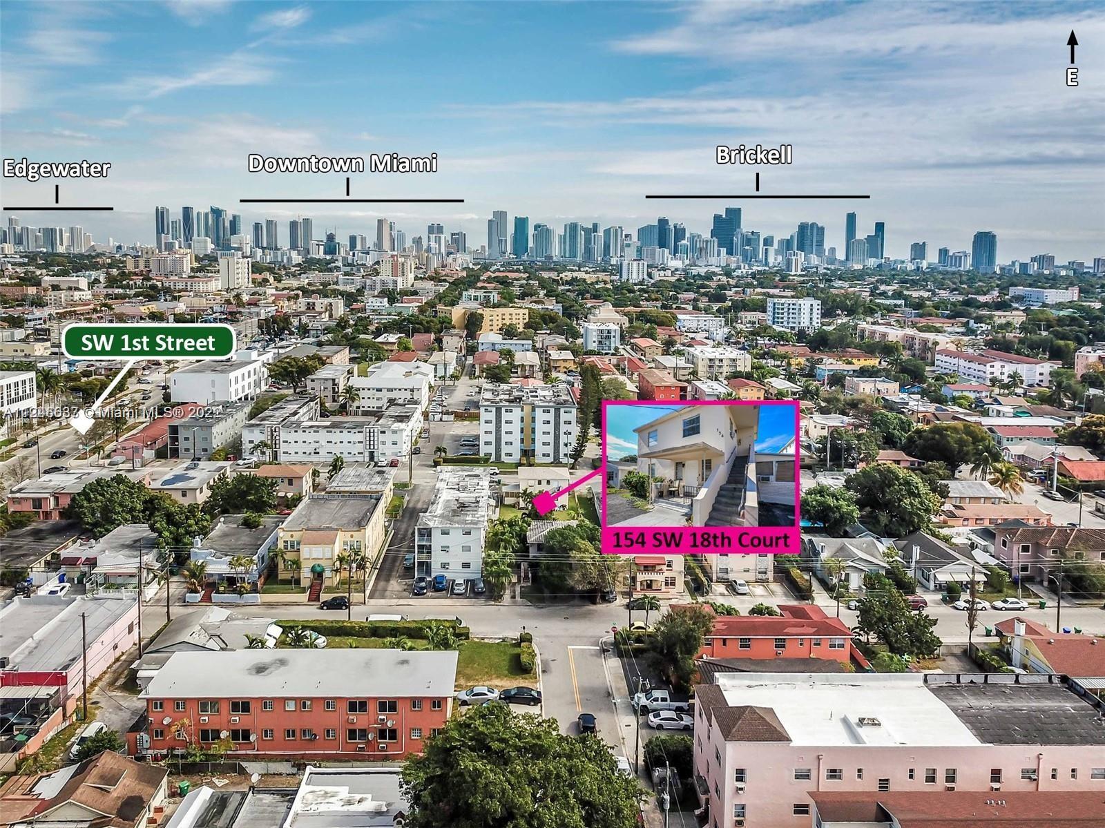 154 Southwest 18th Court Miami, FL 33135 - Photo 1 of 9 a view of a city