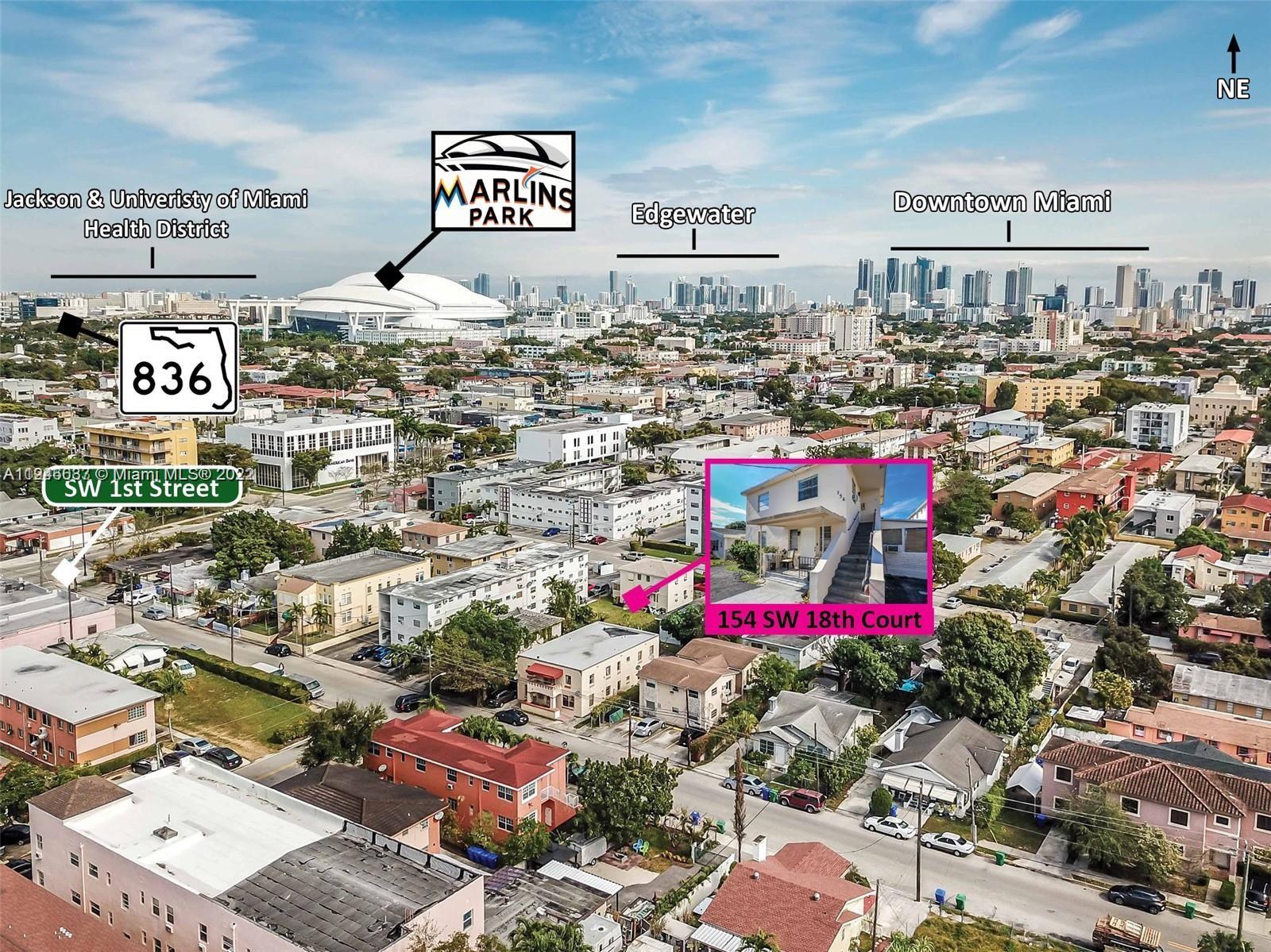 154 Southwest 18th Court Miami, FL 33135 - Photo 2 of 9 a city view
