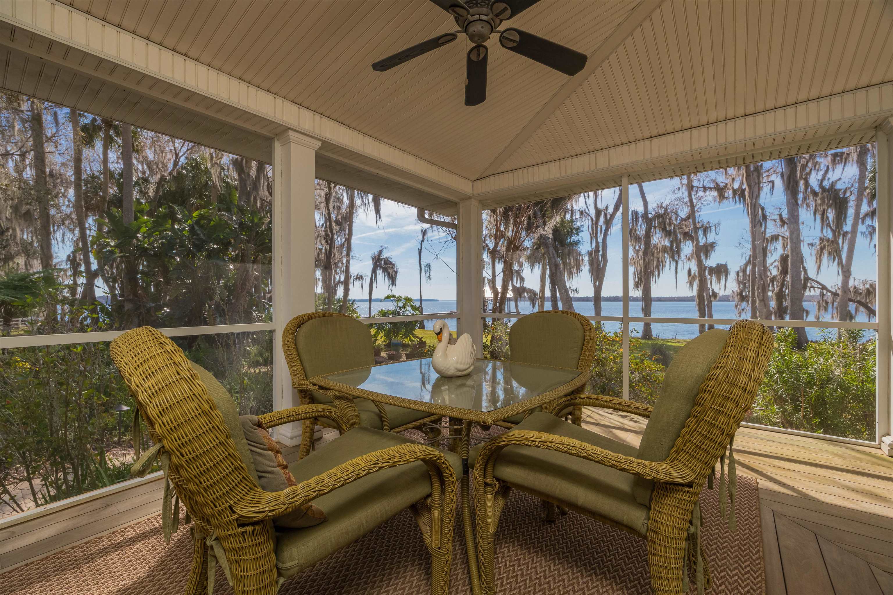 141 Wooten Rd Crescent Crescent City, FL 32112 - Photo 44 of 72 a view of a dining room with furniture window and outside view