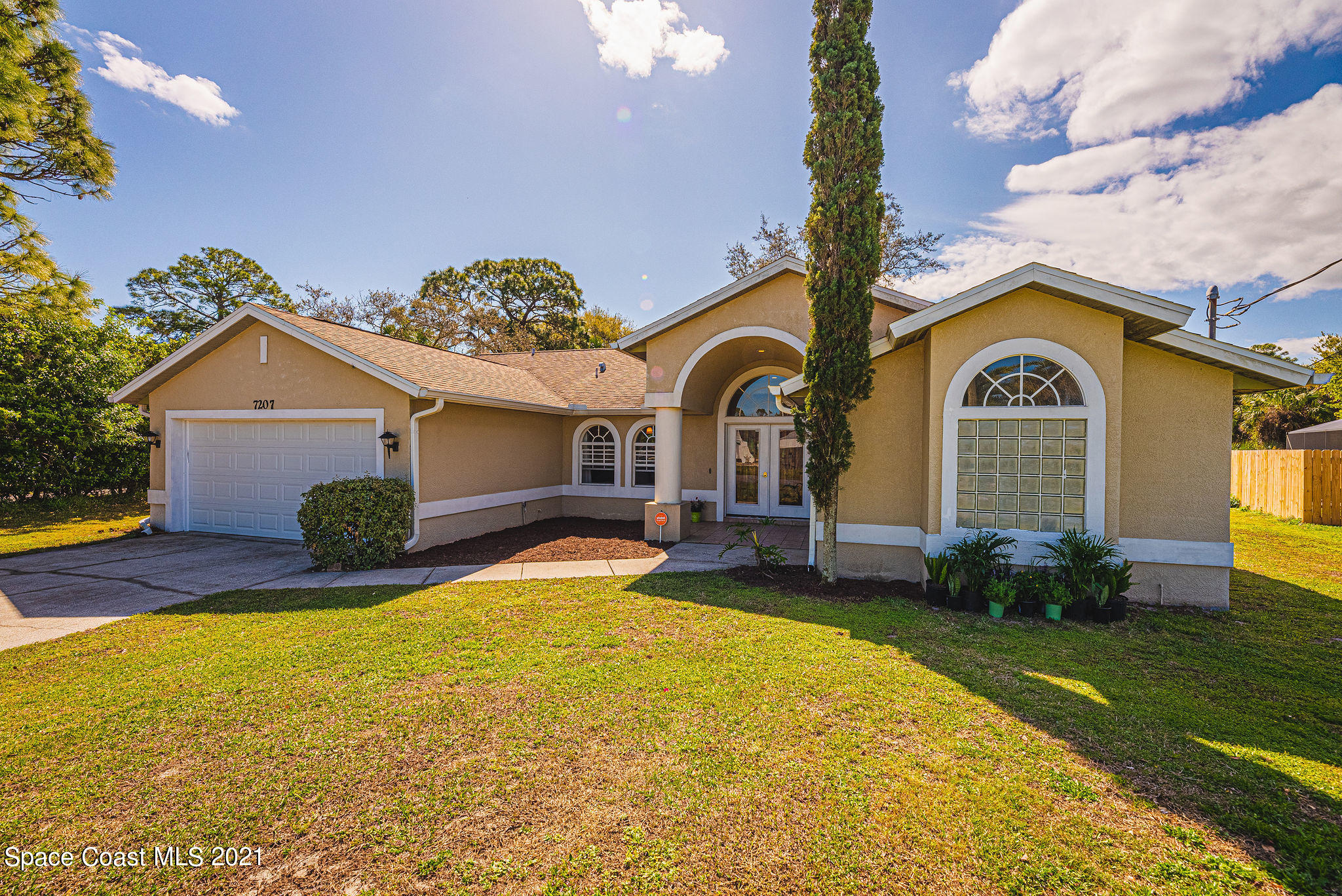 7207 Achilles Road Cocoa, FL 32927 - Photo 55 of 57 a view of a house with a swimming pool