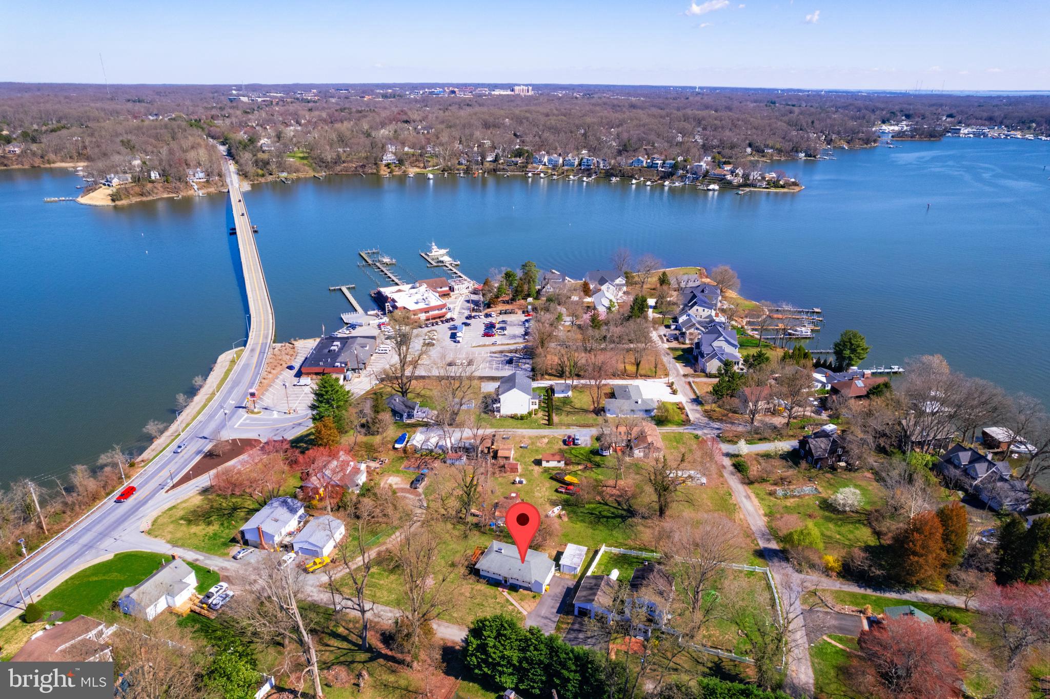3059 Evans Road Riva, MD 21140 - Photo 50 of 52 Drone View of South River