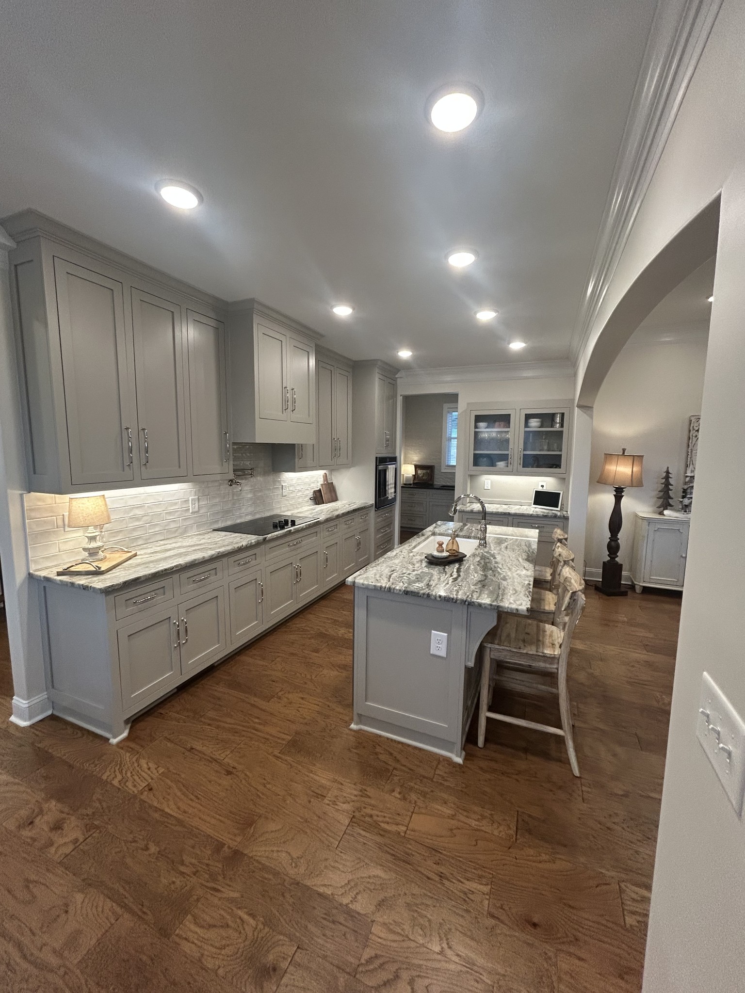 3755 McFall Road Palmyra, TN 37142 - Photo 11 of 18 a large white kitchen with a large window and counter space