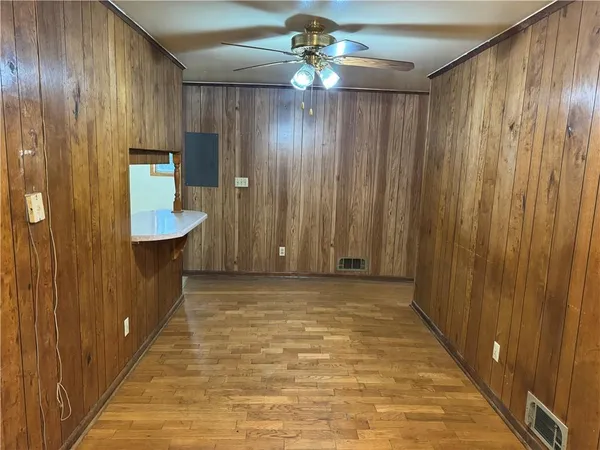 a view of empty room