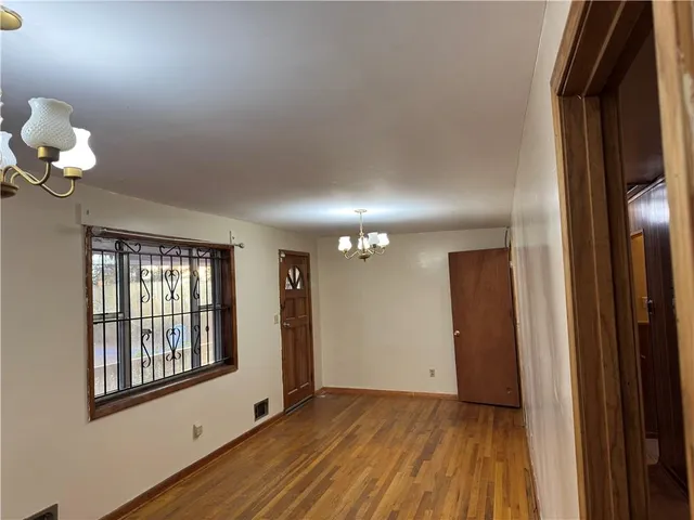 wooden floor in an empty room