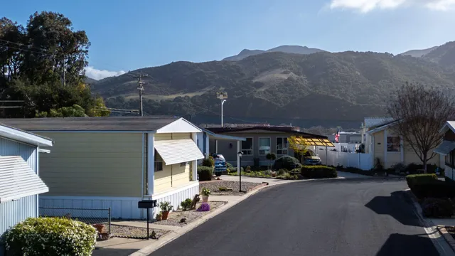 a car parked on the side of a street