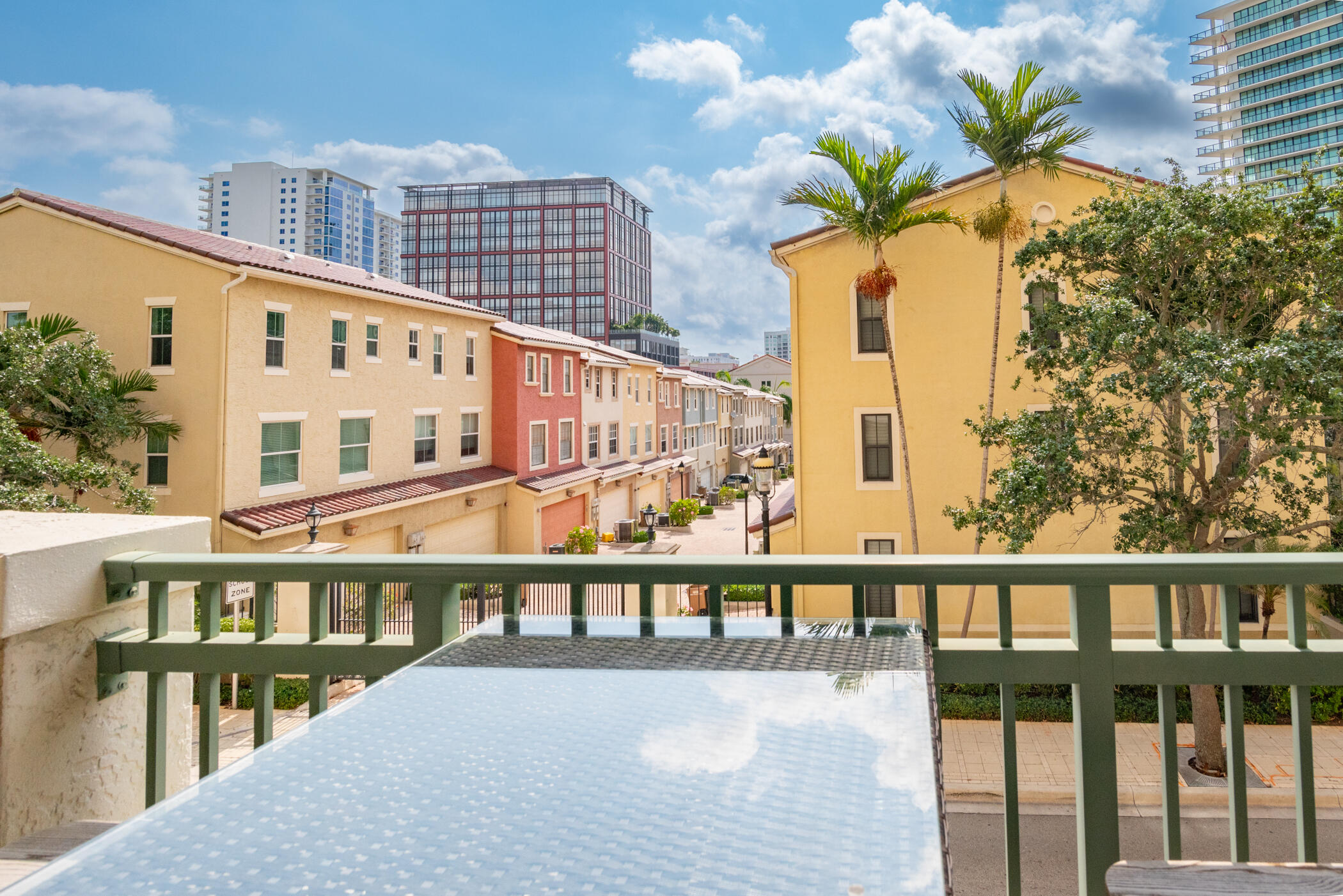 403 South Sapodilla Avenue, Unit 207 West Palm Beach, FL 33401 - Photo 15 of 32 a view of a balcony with a potted plant