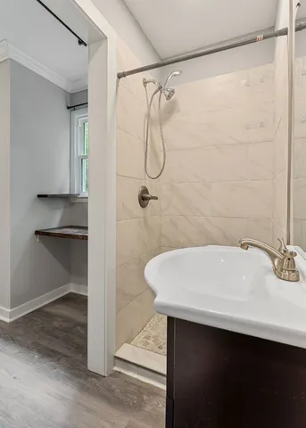 a view of front door