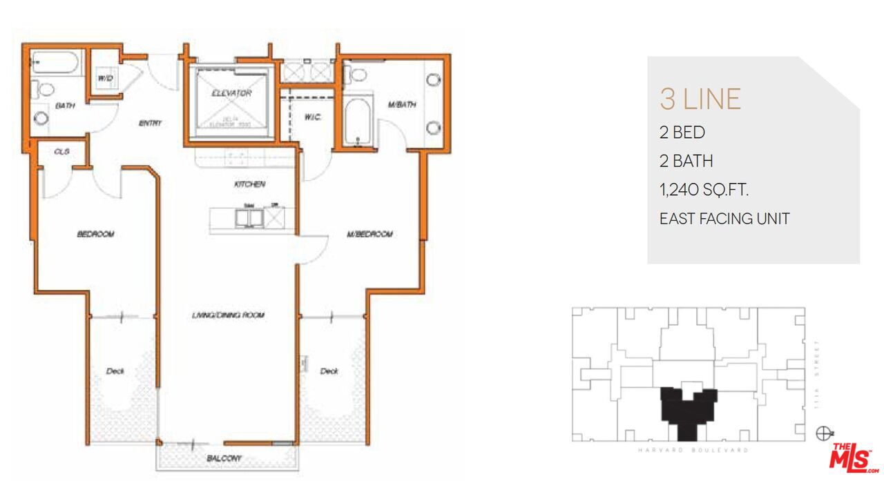 1101 South Harvard Boulevard, Unit 303 Los Angeles, CA 90006 - Photo 2 of 44 a picture of a floor plan