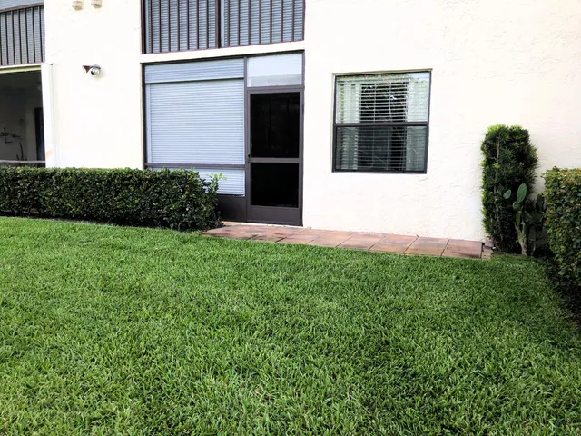 a view of a back yard