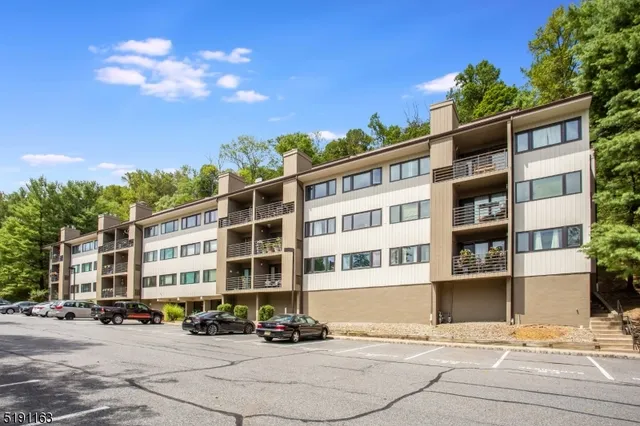 a front view of a building