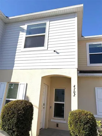 a view of front door of house