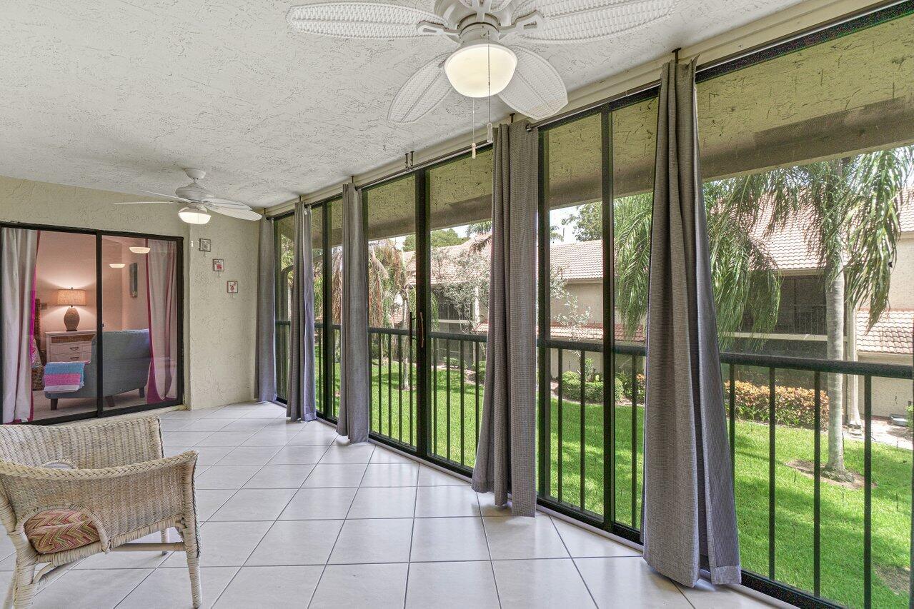 5690 Coach House Circle, Unit G Boca Raton, FL 33486 - Photo 4 of 33 ENCLOSED FLORIDA ROOM