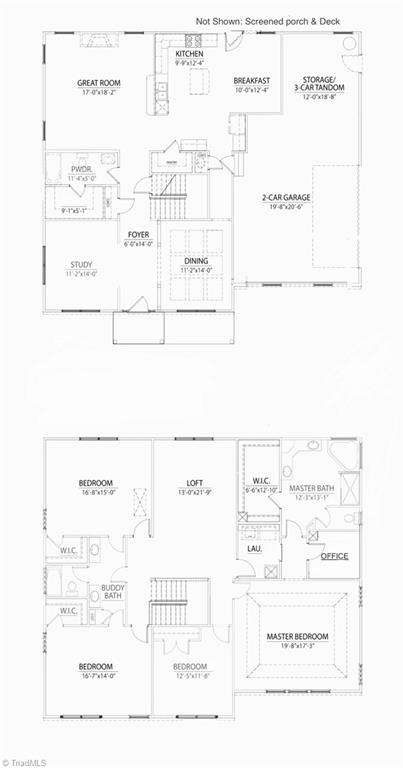 7729 Carson Path Summerfield, NC 27358 - Photo 48 of 48 Floor Plan 7729 Carson Path