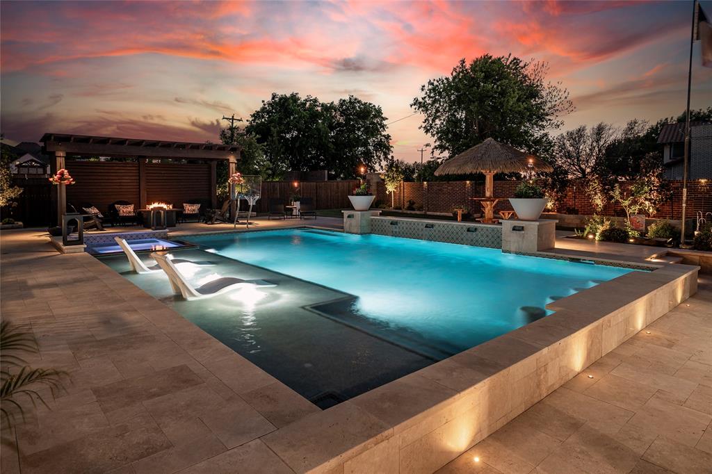 1920 Lotus Court Haslet, TX 76052 - Photo 39 of 40 Lots of custom lighting makes for dramatic evenings around the pool.