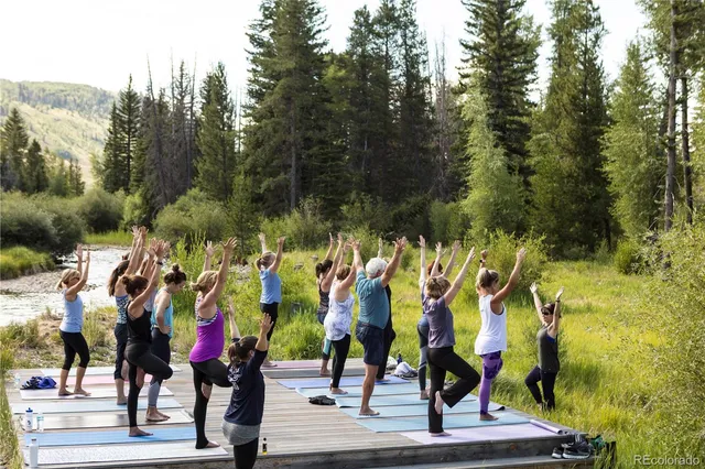 a view of lake and mountain