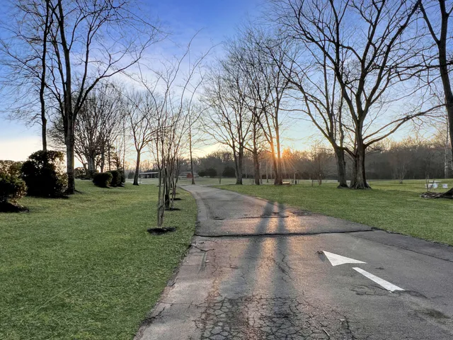 a aerial view of a house with swimming pool next to a yard