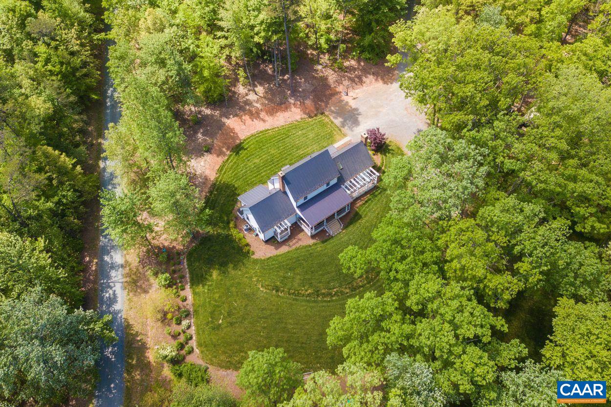 3923 Free Union Road Charlottesville, VA 22901 - Photo 52 of 52 an aerial view of a house with a yard